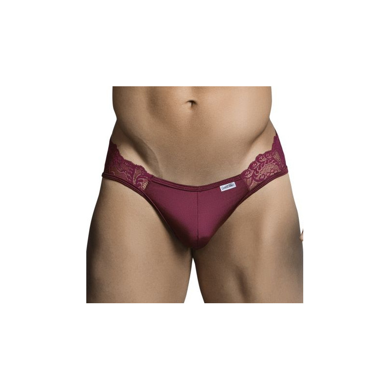 CandyMan Jockstrap Dentelle Xochi Bordeaux